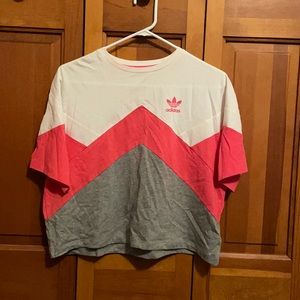 Adidas XL crop top